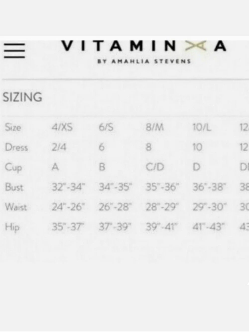 Vitamin A Milana Convertible Bikini Top Snake Print Size XS